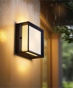 Klighten Wandleuchte Aussen für Outdoor-Verwendung mit Anthrazitfarbe