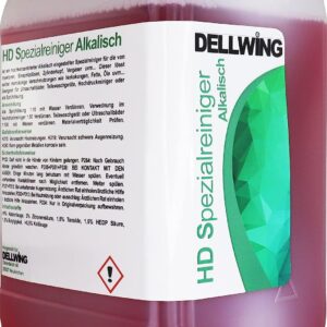 DELLWING HD Spezial 5L - Ultraschall Konzentrat für Autoteile - Reinigung von Vergasern und Zylinderköpfen - Hausgebrauc