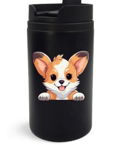 Pembroke Reisebecher Welsh Corgi Dog Fur Baby Travel Tumbler Isolierte Kaffeetasse Für Kinder Reise- und Alltagstaschen