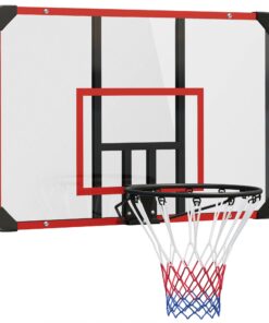 SPORTNOW Basketballkorb mit Rückwand für Erwachsene und Jugendliche Outdoor Basketballbrett mit Ø45 cm Stahlkorb und Net