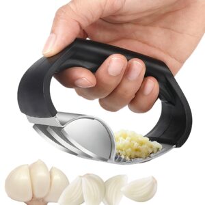 Garlic Press - Edelstahlwiege für Spülmaschinefestes Entknoblauchen im Haushalt und Restaurant - Mühelose Use