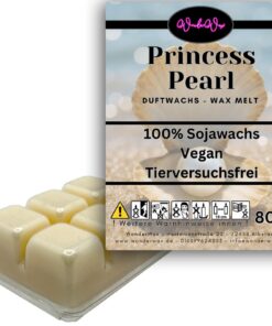 WonderWax Princess Pearl Duftwachs Wax Melts für Duftlampe, 6 Würfel Indoor Raumdüfte