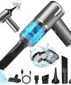 Handstaubsauger 12000Pa Akku-Energie 2 in 1 Auto & Zuhause Sauberkeit mit Gebläse Funktion
