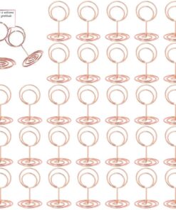 Rosa Tischkartenhalter, Fotohalter Kartenständer, Hochzeiten und Bankette (30 Stück)