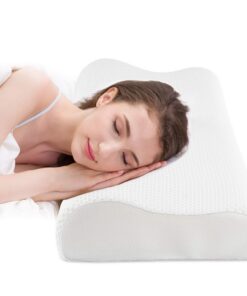 Fityou Schlafkomfort Memory Foam Kopfkissen, Nackenstützkissen Sandwich Kissen für Rücken- und Seitenlage, abnehmbarer u