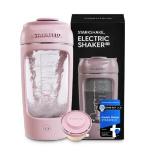 STARKSHAKE® V3 - beste elektrischer Protein Shaker für cremige Eiweiß Shakes | 7000 UPM | USB-C | 60+ Shakes | inkl. STA