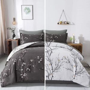 Freyamy Blumen Bettwäsche 100% Microfaser Weiche Bettwäsche Método