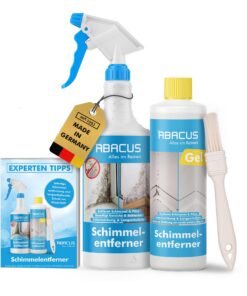 ABACUS® Starkes Anti-Schimmel-Spray & Gel mit Hafteffekt für Haus- & Garten-Cleaning (7819) ABACUS® Schimmelentferner