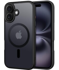 CACOE Magnetisch Hülle für iPhone 16, durchscheinend, kompatibel mit MagSafe, Schutzhülle für Damen und Herren | CACOE