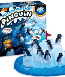 Ravensburger 21325 Plitsch Platsch Pinguin - Geschicklichkeitsfaktor für Kinder und Erwachsene - Geburtstagsgeschenke ab