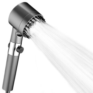 ### LaJOYHome Handbrause Duschkopf Regendusche chrom Edelstahlaktivierungsfunktion Großer Wasserfluss