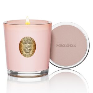 M&SENSE Duftkerzen im Glas Kokosnuss Limette,290g, Aromatherapie Kerze zur Entspannung für Frauen & Männer