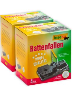 Inseko Profi-Rattenfallen I sehr hochwertig I wiederverwendbar I inklusive Handschuhe (8)