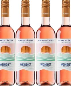 Weinbiet Manufaktur Sommertänzer Rosé für Sommerspiele und Feiern | Weinbiet Manufaktur Sommertänzer Rosé - fruchtig un