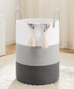 Washbasin Corbel geflochten aus Baumwolle 60L Kinderzimmer Aufbewahrungskorb Baustoff
