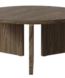 Selsey Rundes Couchtisch Wisconsin Walnuss 85 cm Preffines für Wohnzimmern und Besuchsstühle