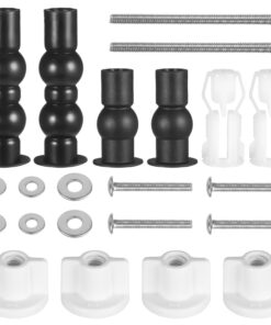 Universal WC Sitz Befestigungsset + Schrauben + Reparaturteile für Toilettendeckel + Sortiment + Klobrille + WC-Brille +