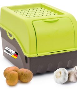 Novaliv Kartoffel Aufbewahrungsbox | mittel 5L | FreshHaltung für Kartoffeln und Zwiebeln|Rinderliebhaber|Wohnungsbewohn