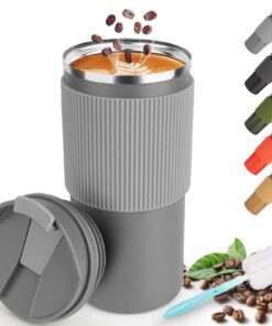 CS COSDDI Thermobecher - Isolierbecher 450ml für Kaffee und Tee für Reise und Arbeit
