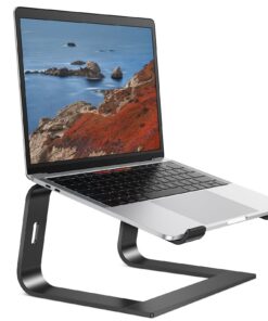 OMOTON Laptop Ständer Ergonomisch, Belüftungsfunktion, passend für 10-15,6 Zoll Laptops, speziell für MacBook Pro/Air, S