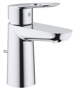 GROHE BauLoop Wassersparenden Wasserhahn für das Bad, chrom, wassersparend, einfache Installation, 15cm hoch, Keramikkar