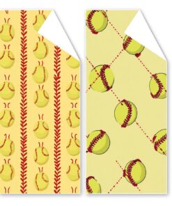 Strandtuch Mikrofaser Handtuch G1-1039, Schnell Trocknendes 60x120 cm 2er Set, Leichtes Senffarbenes Strandtuch für Schw