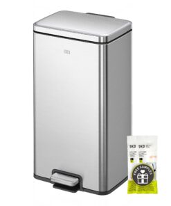 EKO Madison Küche 30L Abfalleimer, Soft Closing Deckel, fingerabdruckresistent, Edelstahl