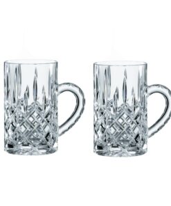 Noblesse Nachtmann Teegläser mit Henkel, 2-teiliges Set 103767, Glasbecher für heiße Getränke, spülmaschinenfest