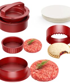 Global Recycled Standard 4-in-1 Burgerpress Pisol Fleisch und Gemüse Hamburger-Pattiform Schneider | Global Recycled St