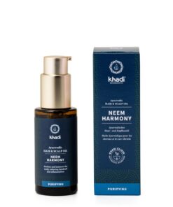 KHADI NEEM HARMONY Haaröl -aktiv gegen Schuppen, Juckreiz & trockene Kopfhaut - 100% natürlich, pflanzlich, vegan & sili
