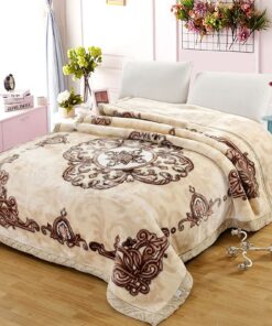 Gewichtsdecke für King-Size-Bett, schwer, für entspannte schlafendeQueen-Size-Größe, 180 x 220 cm, Koreanischer Raschel-