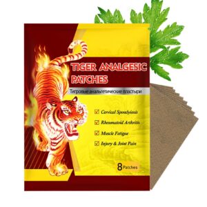 Ultra Strength Adhesive Pflaster für Rücken und Lendenwirbelsäule - Schnell Wirkend - 8er Set - Schmerzunterstützung - F