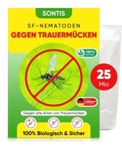 SONTIS® SF-Nematoden gegen Trauermücken - 25 Mio für 250 Pflanzen - wirksam & biologisch - Nützlinge aus Deutschland