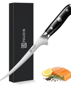 PAUDIN Filetiermesser fisch Messer 18 cm - Scharf undUltra Scharf - für Professionelle und Kinolover - ideal für Fischbe