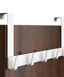 Menz Türgarderobe aus Edelstahl - Hochwertige, platzsparende Türhaken für Kleider & Handtücher, extrem belastbar und sty