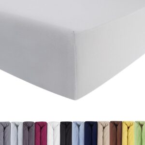 ENTSPANNO Luxus Spannbettlaken - Aus weichem Premium Jersey - Ideal für Wasser- u. Boxspringbetten bis 35cm Höhe