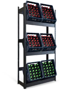 KARAT Getränkeregal für 6 Kisten - Hochwertiges Getränkekistenregal für Küche und Bar - Raumsparendes Design, Ideal für