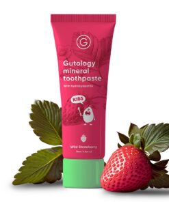 Gutology Hydroxyapatite Zahnpasta für Kinder ab 2+ Fluoridfrei Remineralisierend 75ml Erdbeere