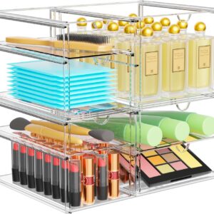 Acryl Schreibtisch Organizer Mit 7 Schubladen Geeignet Für Büromaterial Kosmetische Produkte