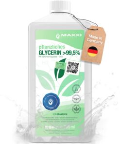 Maxxi Clean 99,5%-Glycerin 700 ml rein pflanzlich & pflegend für Hautpflege & Kosmetikprojekte[E422] PharmaqualitätMade