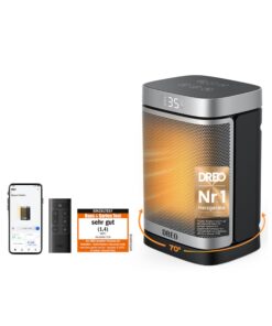 Dreo Smarter Heizlüfter Energiesparend Leise 1500W PTC mit Alexa & Google Assistant Heater314S