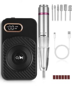 Nagelfräser 45000RPM elektrisch, Fräser für Gelnägel, Nagelfräser für Professionelle Maniküre UntersessionalShellac Acry