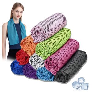 Kühlendes Handtuch 10 Stück Fitness und Sport Compact by Design [Von Amazon entwickelt] Sofortige Kühlung