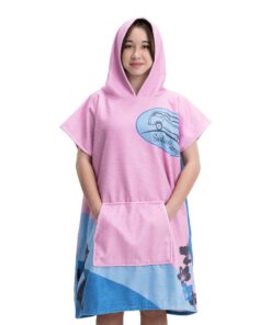 HOMELEVEL Badeponcho für Kinder & Teenager - Strand & Schwimmbad Poncho mit OEKO-TEX STANDARD 100