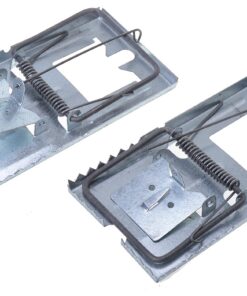 Aqbau® Rattenfalle Schlagfalle Metall 2 x - Effektive Mausennovation für Haus und Anwohl - Suche nach Metall-Rattenfalle