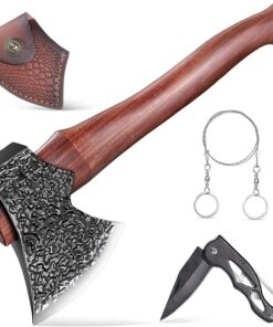 Outdoor campaña DRAGON RIOT 35 cm Holzaxt mit Scheide für Männer