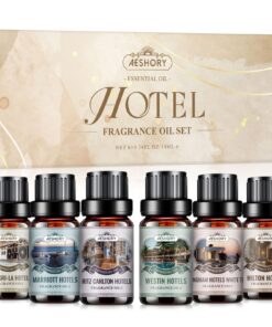 AESHORY Luxus Hotel-Aroma-Oel-Set für Luftbefeuchter | AESHORY Raumduftöl für Frische Luft und Kerzenherstellung | AESH