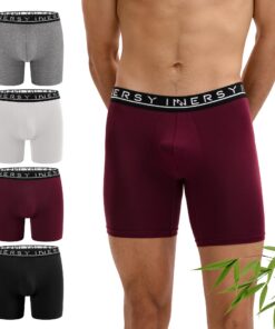 Atmungsaktive Bambus Unterhosen Herren 4er Pack | Sport Unterwäsche Männer Retroshorts OEKO-TEX |coresзолideaktivBambus