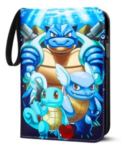 Sammelalbum für Pokemon Karten, 50 Seiten 400 Karten Kapazität, Wasserdicht Halter Heft für Kinder, Geschenkidee 24 * 18