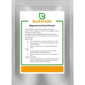 10 kg Magnesiumchlorid Flocken Pharmaqualität für Badezusatz - Buxtrade